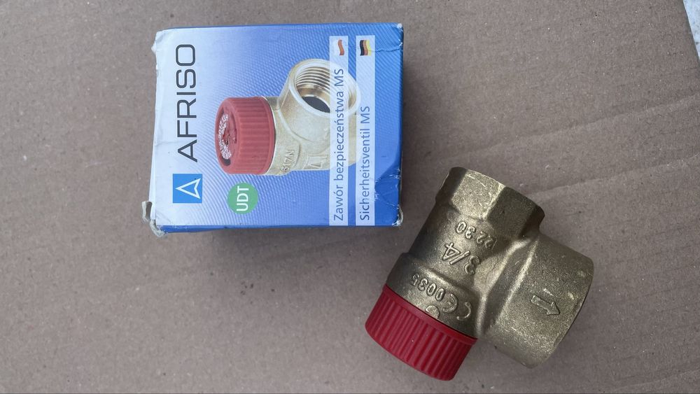 Запобіжний клапан AFRISO MS 3/4” (оригінал, Німеччина)