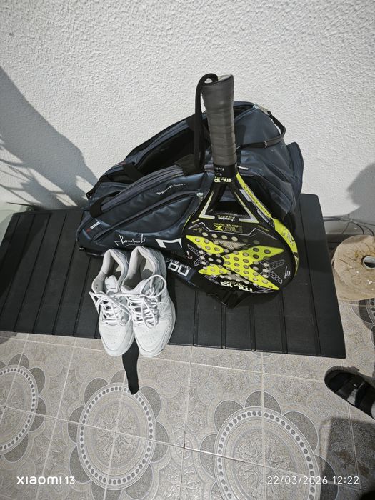 Raquete ml10 pro + sapatilhas joma padel