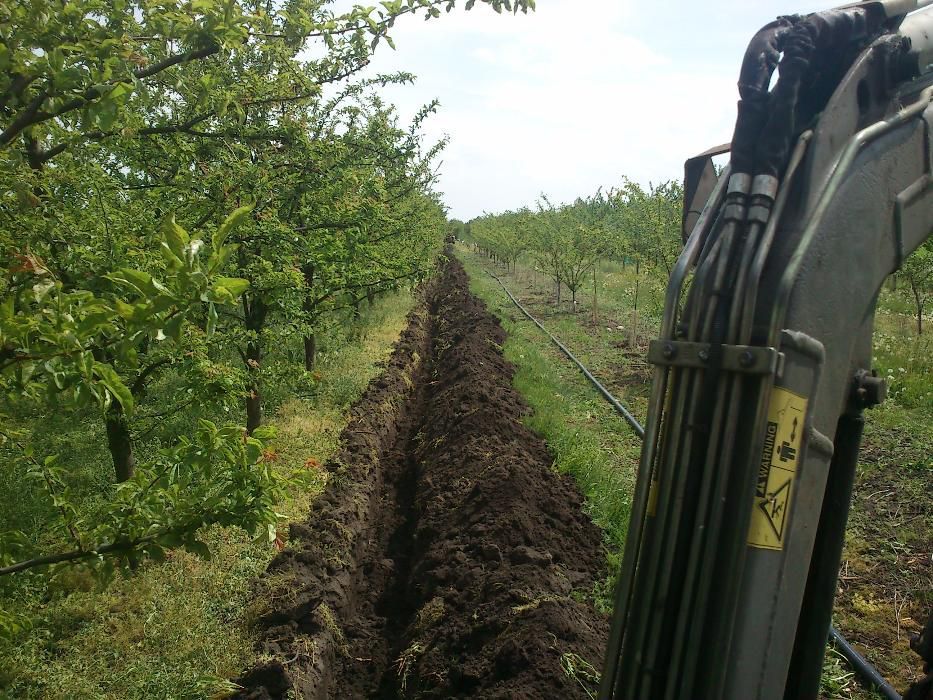 Usługi MINIKOPARKĄ przylacza wodociagowe Przecisk Kret