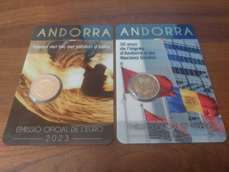 Coincards Andorra, San Marino, Vaticano e Malta