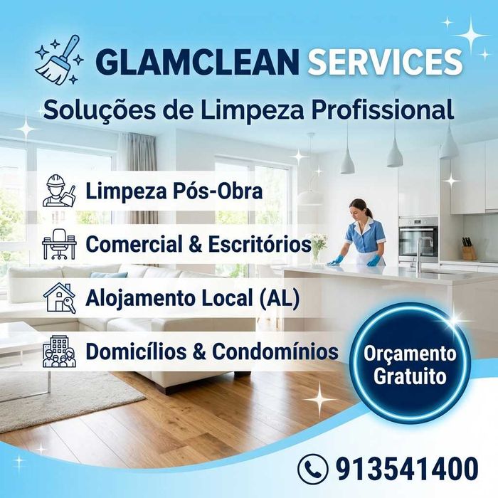 Espaço Limpo, Mente Tranquila: Confie a Sua Limpeza a Quem Sabe! Glamclean