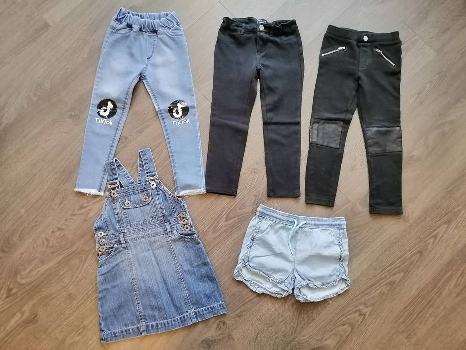 Джинсовий одяг H&M HM Pepco на дівчину р. 110/116