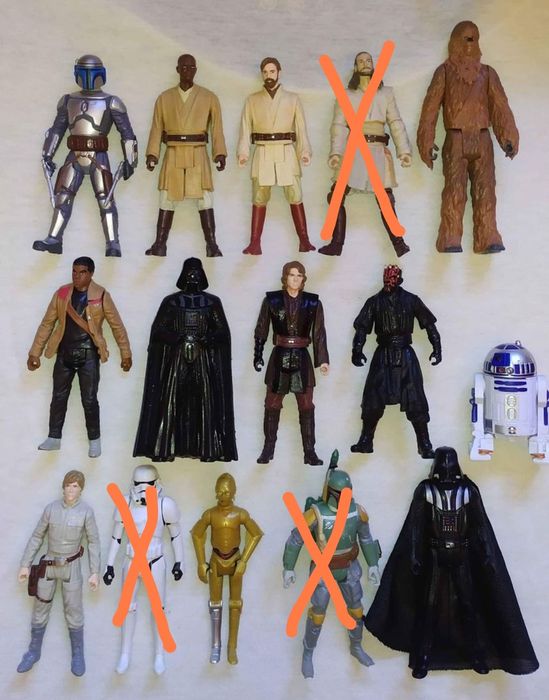 Star Wars Action Figures e outros