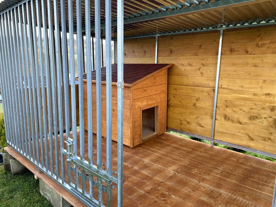 Kojec dla psa z profili ocynkowanych