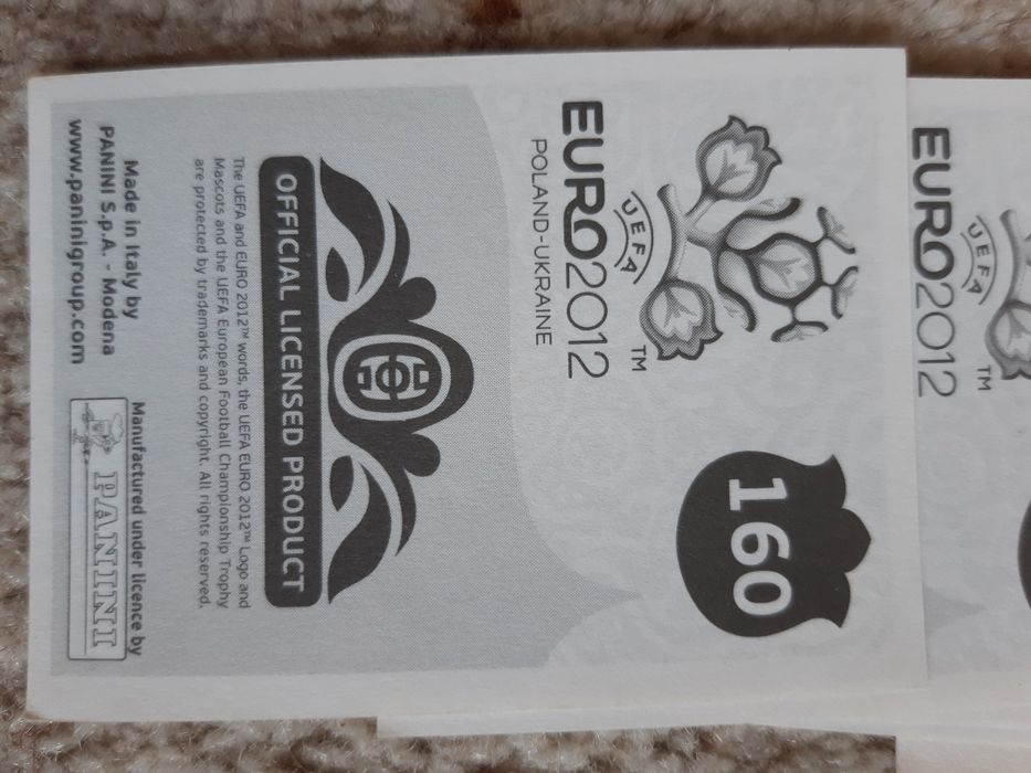 Cromos das cadernetas Panini