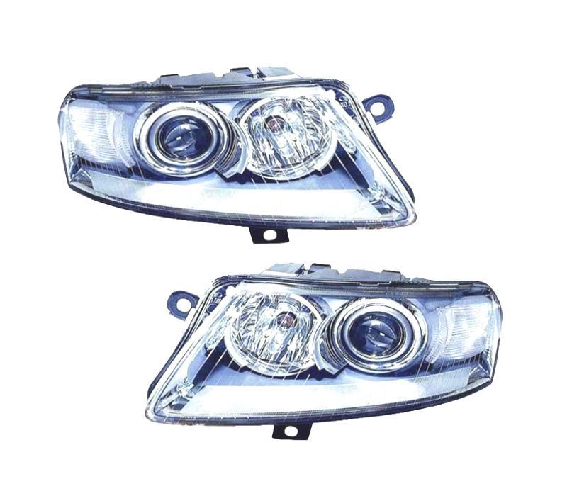 FARÓIS BI XENON AUDI A6 04-08