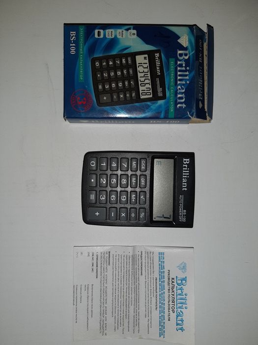 Продам Калькулятор Brilliant BS 100, в отличном состоянии, рабочий.