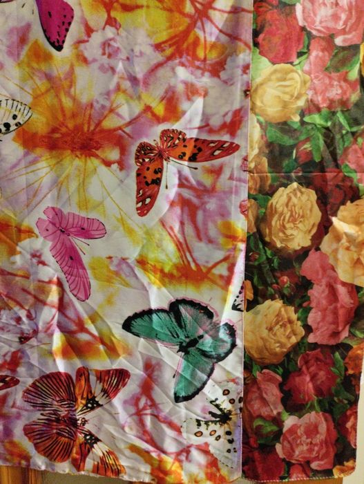 Шарфы шелк, шерсть, вискоза.