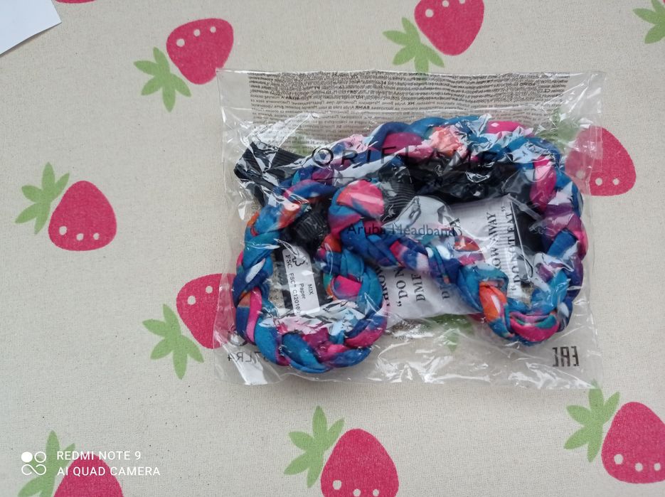 Cinta elástica em trança para cabelo | Novo