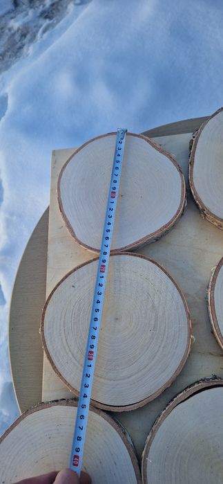 Drewniane krążki do graweru