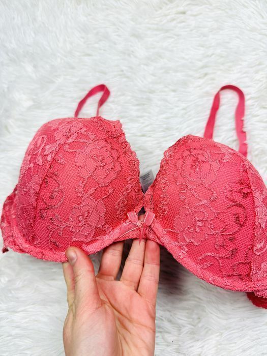 Biustonosz push-up 85C różowy Cubus