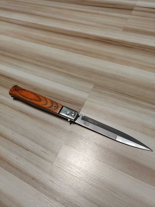 Nóż Sprężynowy Automatyczny 31 cm Solidny Duży Nowy Pokrowiec (N5886)