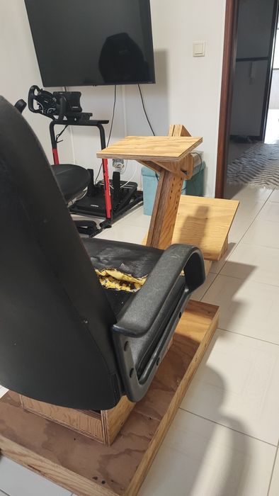 Setup sim racing artesanal e modular