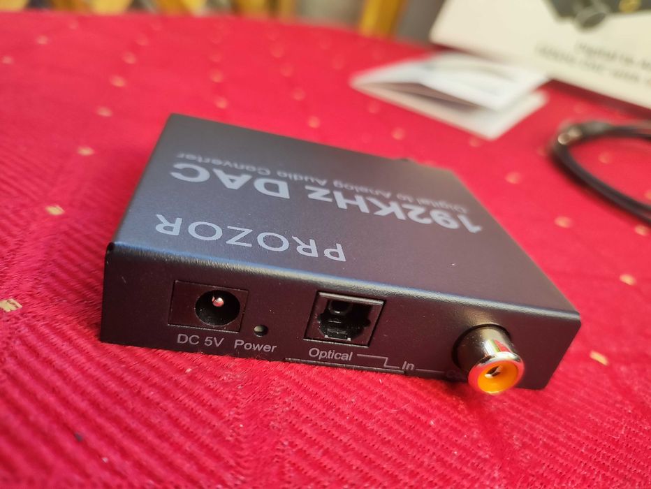 Ekstraktor Konwerter Dźwięku Audio Telewizor Komputer Dekodera Konsoli