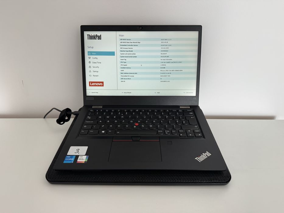 Lenovo ThinkPad L13 Gen 2 – i5-1135G7 / 8 GB RAM / Intel Iris Xe