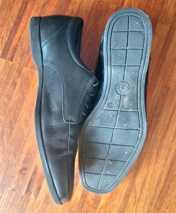 Buty do garnituru 44, skóra czarne