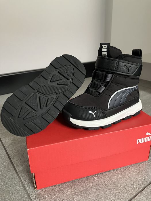 Buty zimowe dziecięce Puma EVOLVE AC+ INF czarne r. 21