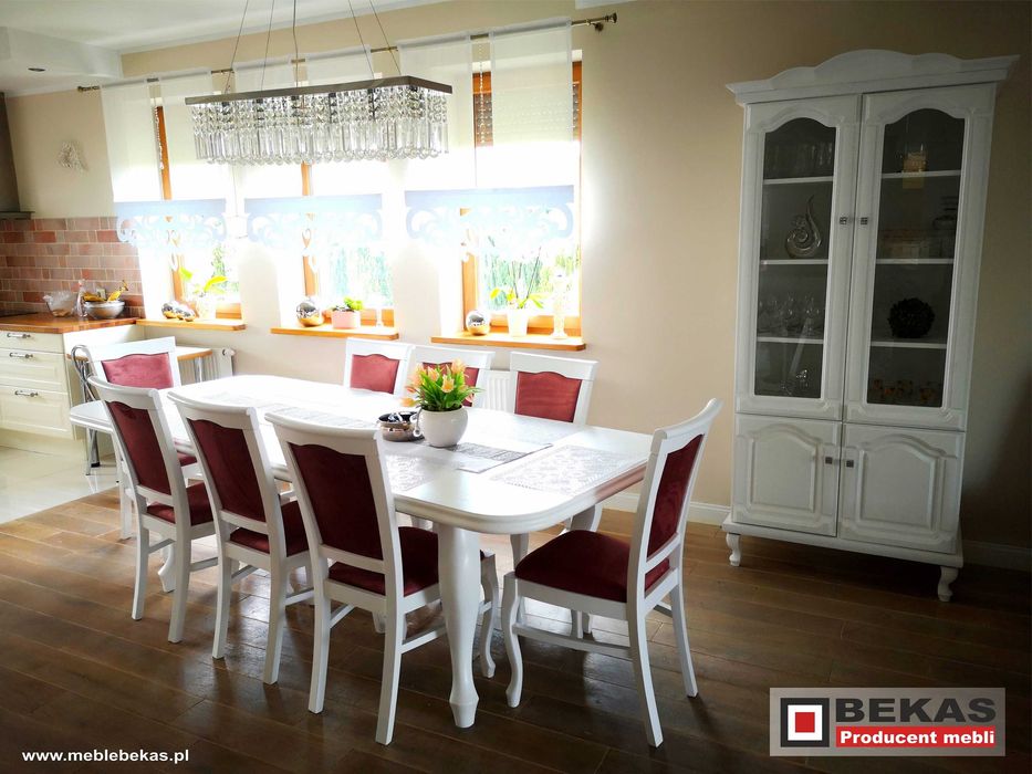 Prześliczna Witryna 90` Biała Prowansalska Dąb Ludwik Producent BEKAS