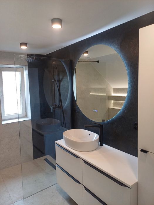 Remonty łazienek, Wykończenia wnętrz