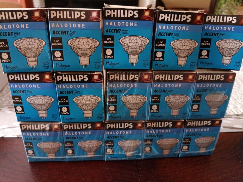 11szt halogen GU 5.3 12V 35W Philips