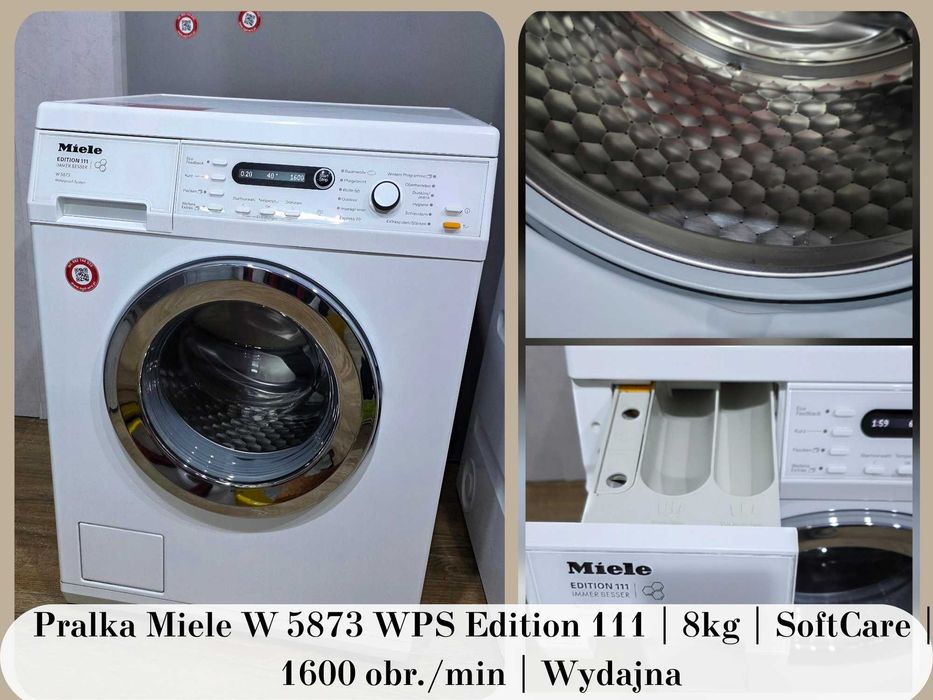 Pralka Miele W 5873 WPS Edition 111 | 8kg | SoftCare | 1600 obr./min