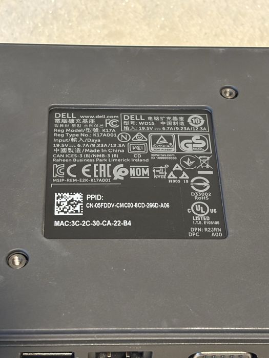 Stacja dokująca Dell WD15