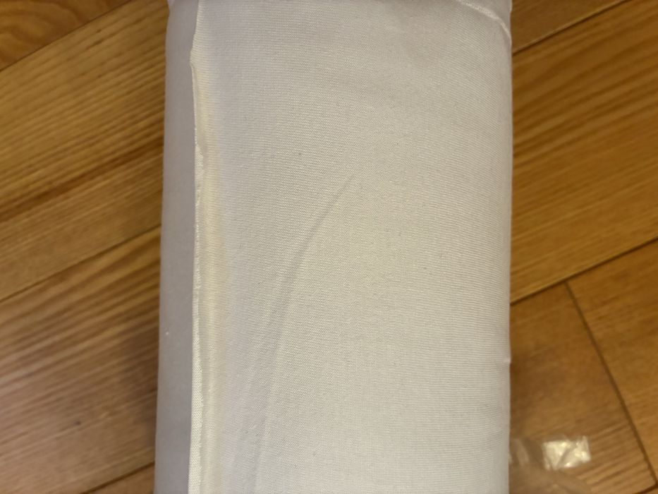 Dzianina single jersey biały belka po produkcji
