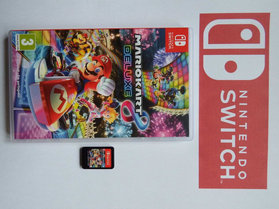 MARIO ! MARIO Kart 8 Deluxe ! SZALONE WYŚCIGI nintendo Switch ! gry NS