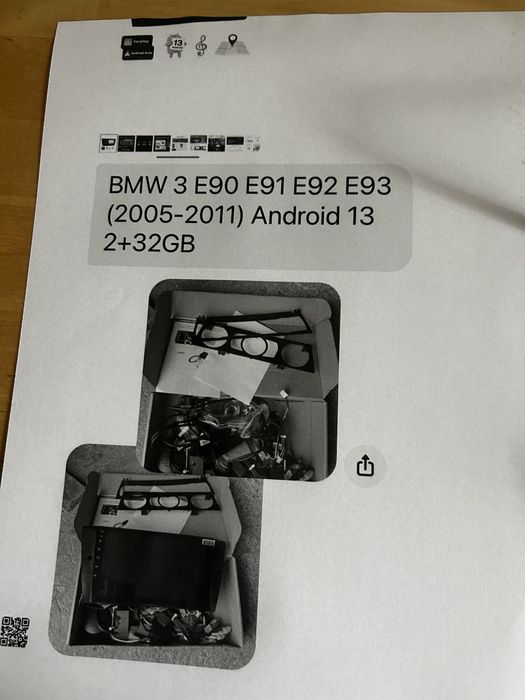 Sprzedam radio android do bmw