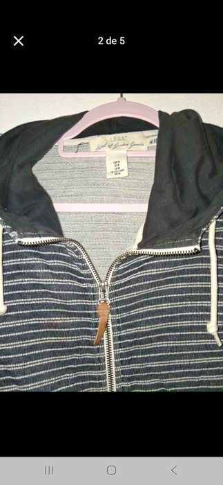 Casaco para homem com capucho e fecho