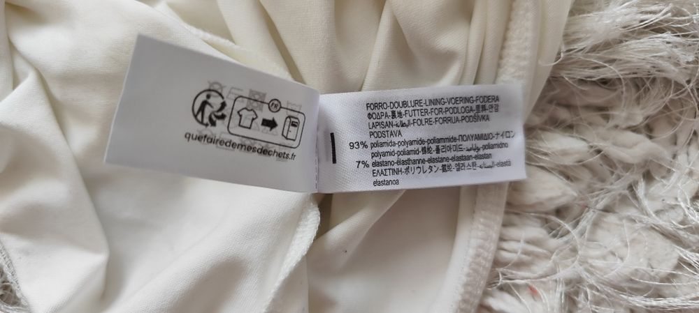 Białe body Bershka 36 S