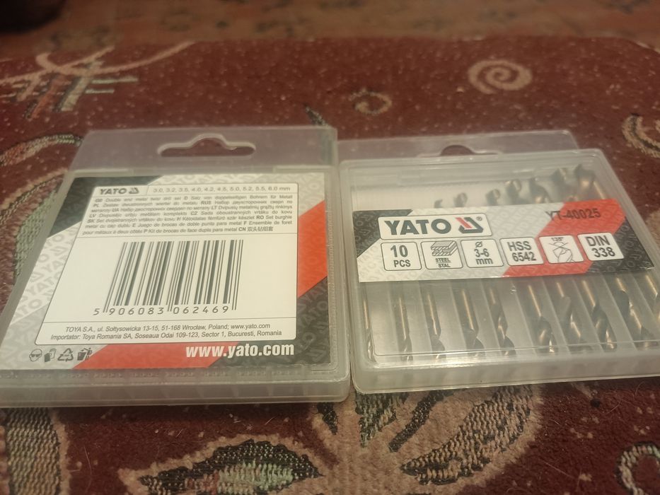 Набор двухсторонних сверл 3-6мм YATO