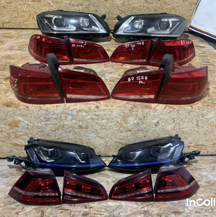Фара фонарь стоп ліхтар VW Passat B7 Golf 7 e-golf пассат б7 гольф