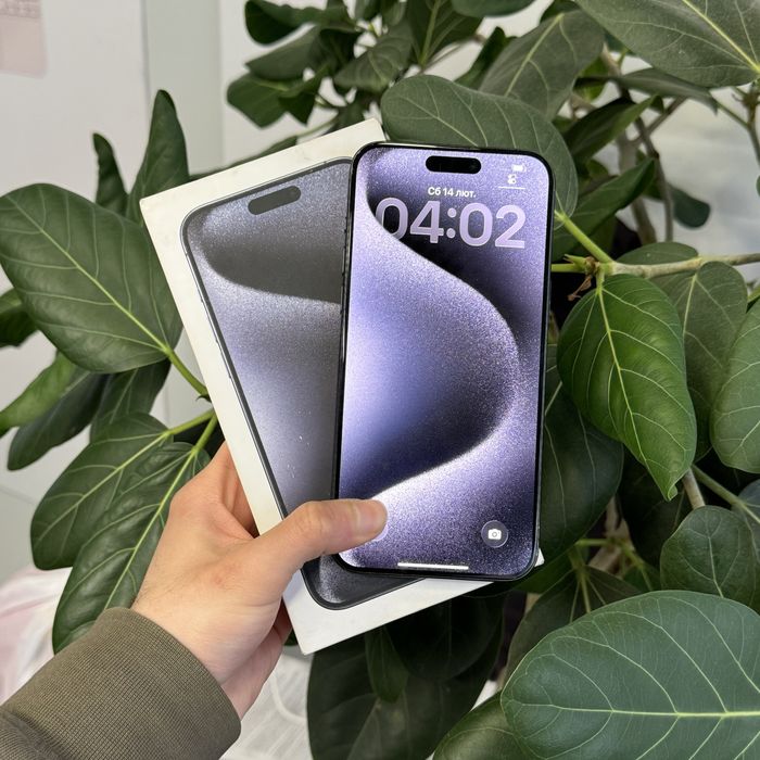 iPhone 15 Pro Max 256GB Blue Titanium • ГАРАНТІЯ • СТАН 9.3/10