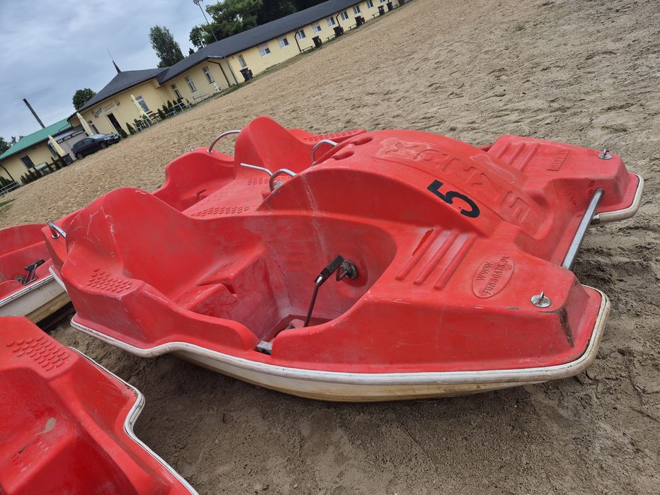 Rower wodny 4 osobowy z kółkami