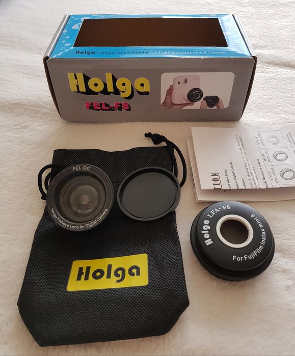 Holga Fisheye Lens Instax mini 8 FEL-F8 rybie oko obiektyw Instax nowy
