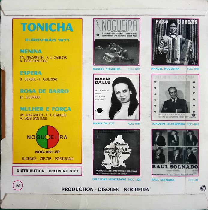 Tonicha	- - - - -	Menina	- - - - -	EP