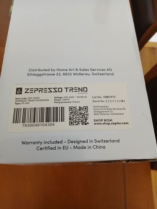 Zepresso Trend (MONDRIAN) - ekspres do napojów w kapsułkach