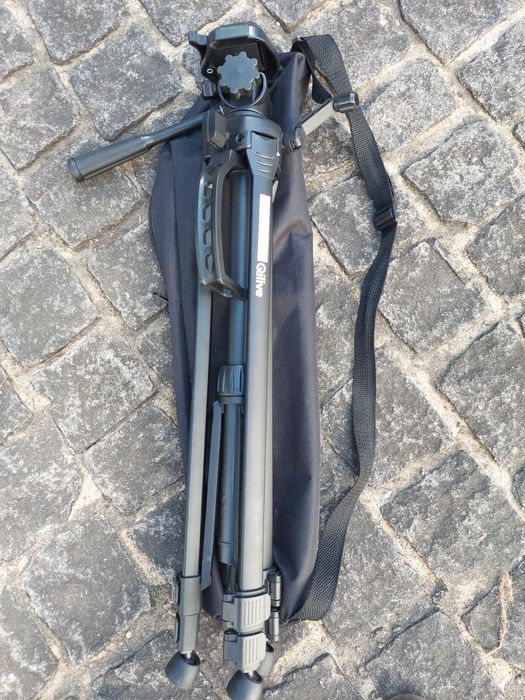 Tripé para máquina fotográfica ou telemóvel Qilive