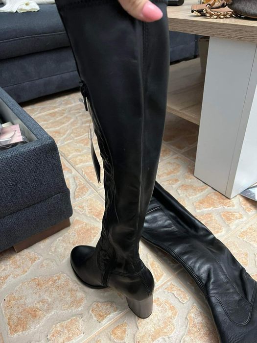 Kozaki skóra naturalna