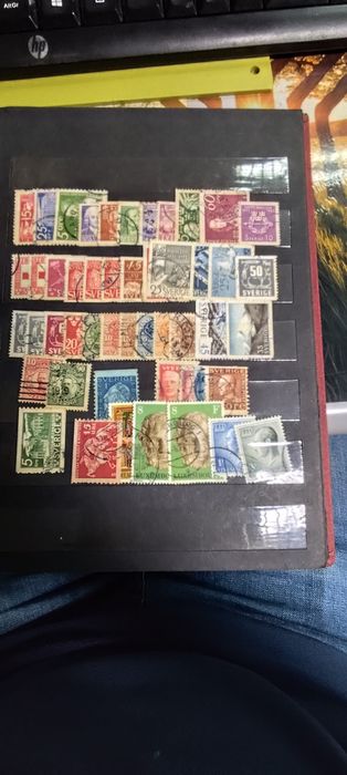 Selos antigos com arquivador