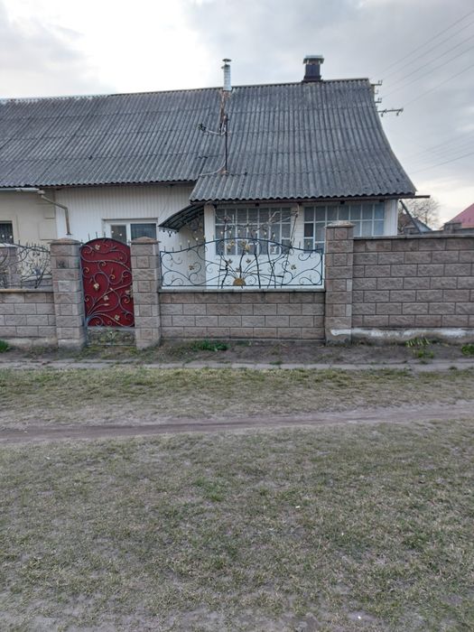Цегляний будинок з надвірними спорудами