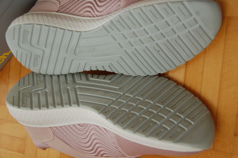 półbuty, sneakersy Bench, r. 40, NOWE, pudrowy róż