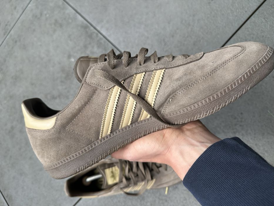 Nowe Buty Adidas Samba Suede Rozmiar 48 Szare / Brązowe