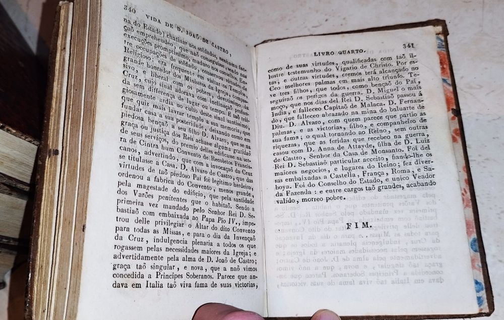 Vida De D. João De Castro Quarto Viso rei Da India 1852
Obra mantendo