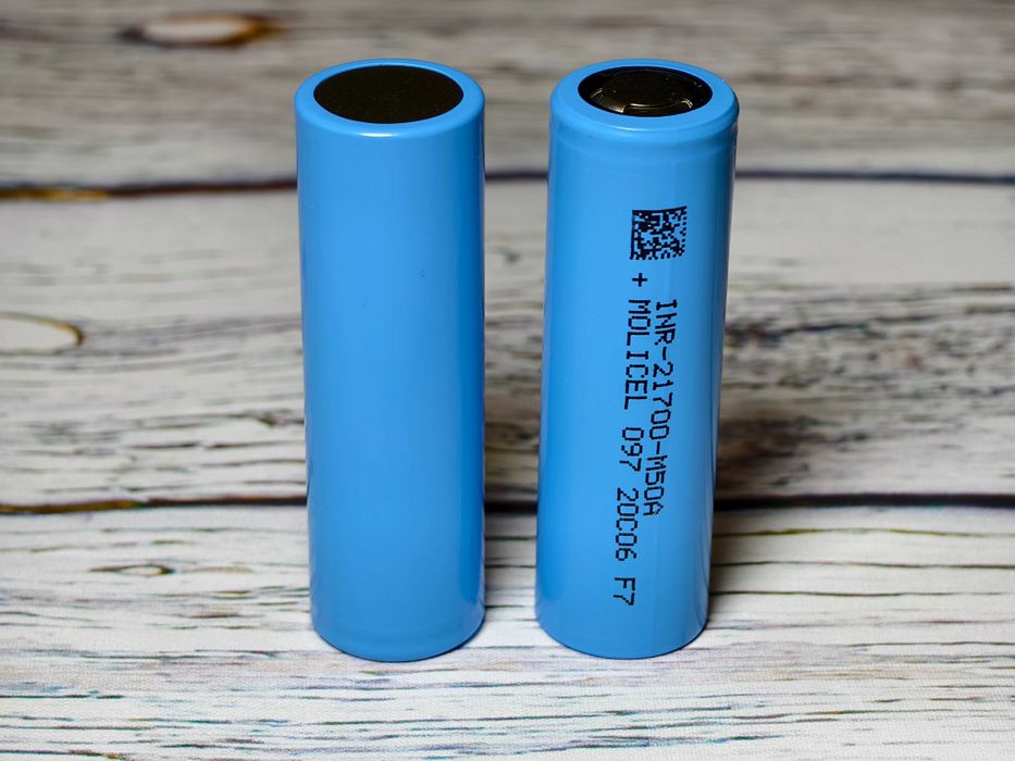 Акумулятори 21700 Molicel M50A 5000mAh 20A Li-ion INR21700