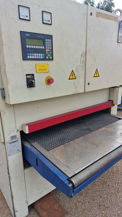 Lixadeira calibradora 1100 dois rolos lixar inox escovadora