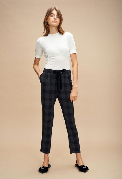 Claudie Pierlot eleganckie spodnie garniturowe