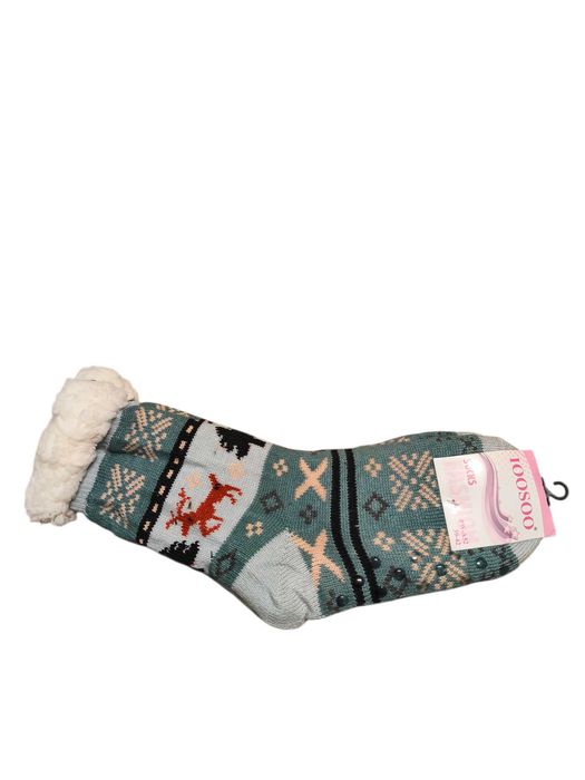 Skarpety zimowe Świąteczne 35-38 lub 39-42 Damskie grube antypoślizgow