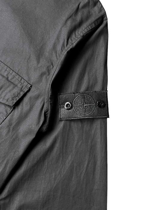 Сорочка SI 103F2 Ghost Piece Cotton Overshirt Black SI0103